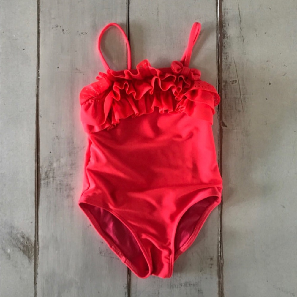 Hot pink swimsuit